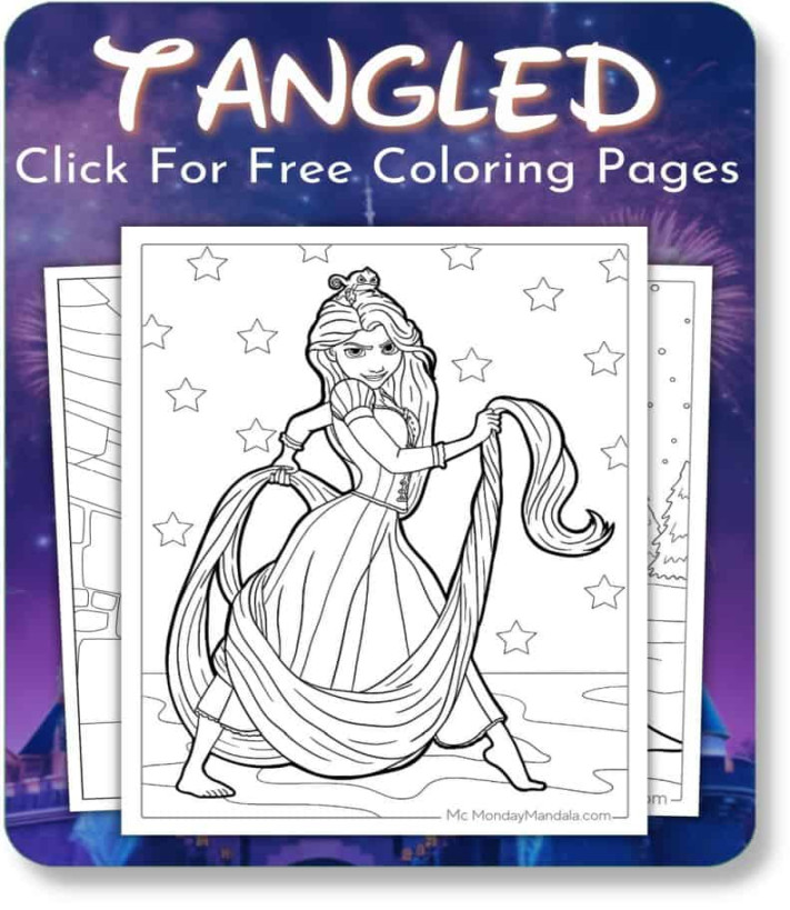 Disney Coloring Pages (Free PDF Printables)