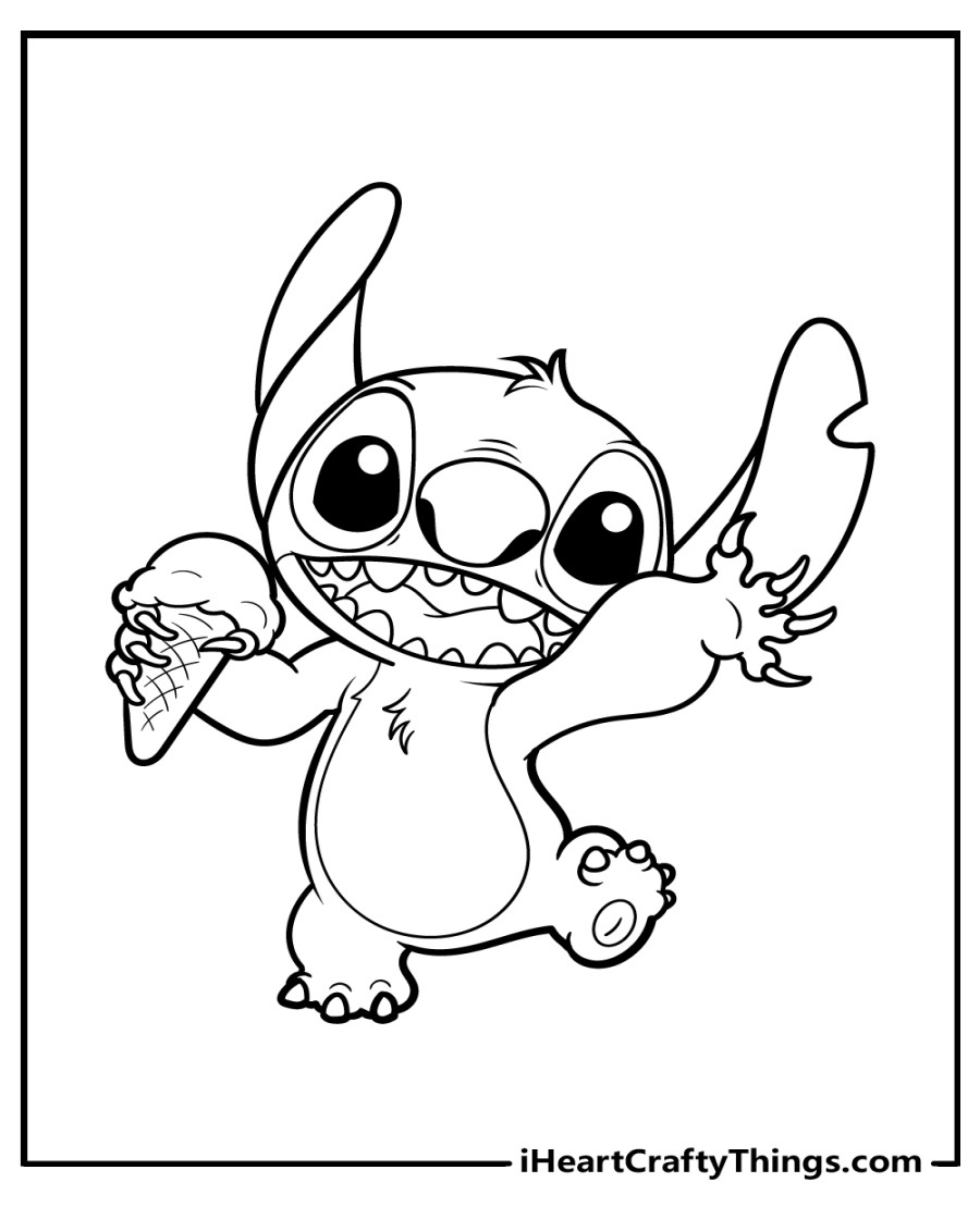 Lilo & Stitch Coloring Pages (Updated )