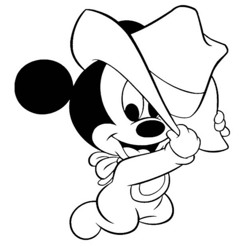 Top  Free Printable Mickey Mouse Coloring Pages Online